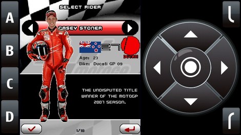 Игры для Нокиа 5800 Нокиа 5530 N97 скачать  - MotoGP 09 мотогонки, гонки на мотоциклах