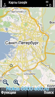 Google Maps для Nokia 5530 Нокиа