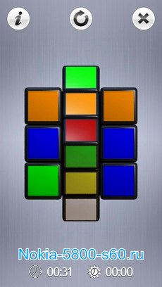 Игра Cube Touch (кубик Рубика) для Nokia 5800, 5530, N97, 5230
