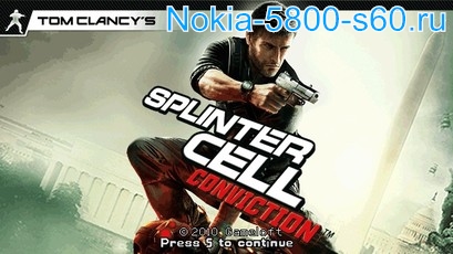 Игра Splinter Cell: Conviction для Nokia 5800, 5530, N97 скачать 