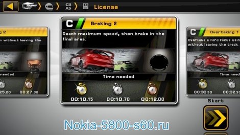 Игра GT Racing: Motor Academy HD для Nokia С7 скачать игры