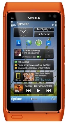 Nokia N8 оранжевый